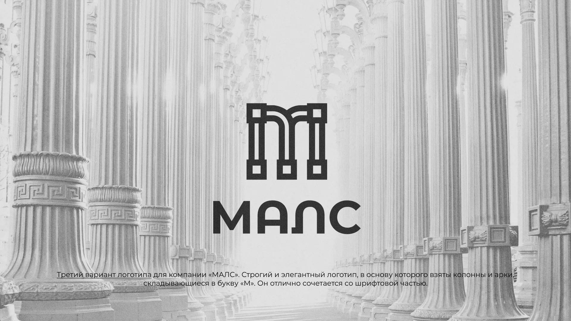 Разработка логотипа компании «МАЛС» в Бологом