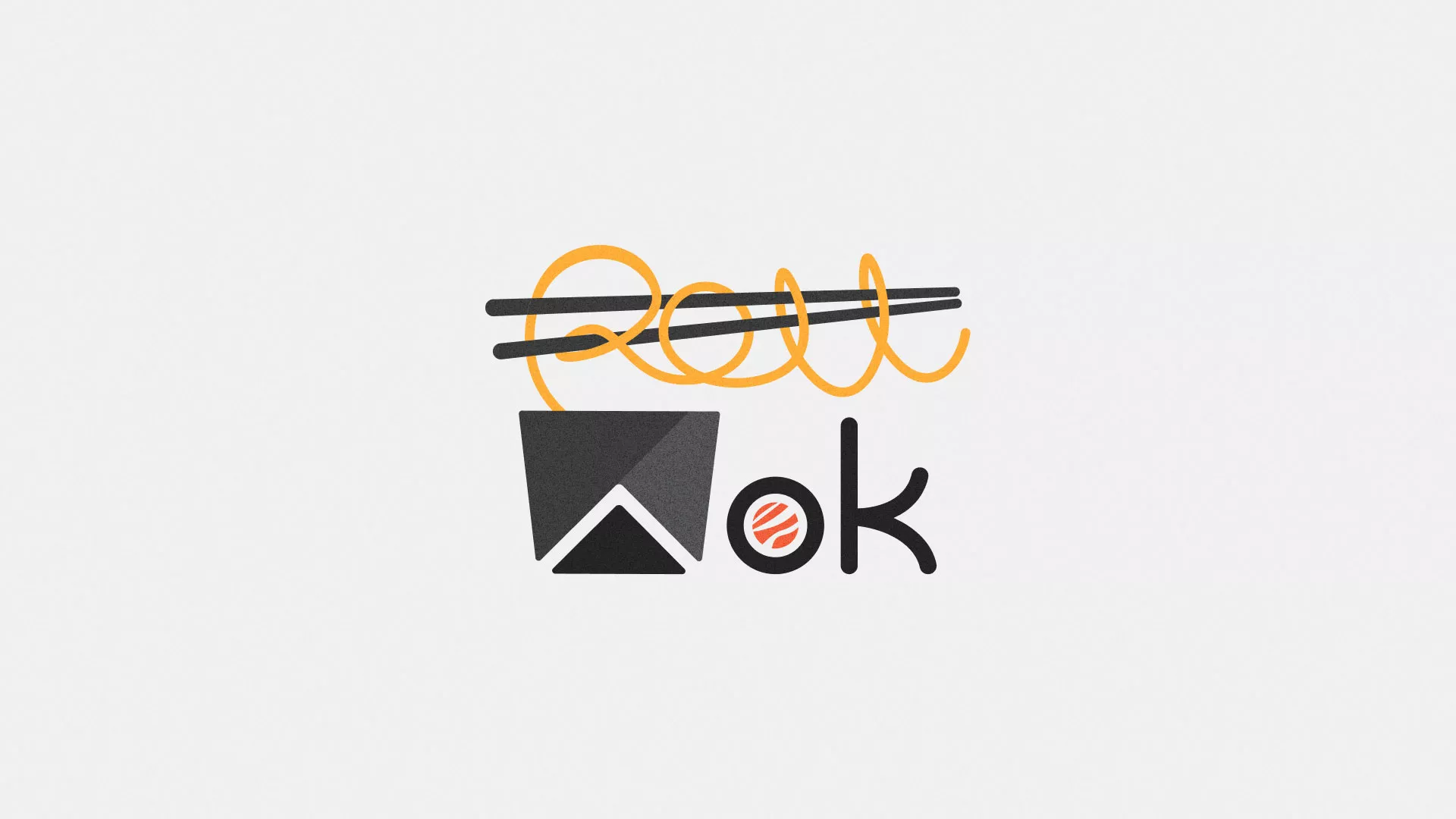 Разработка логотипа в Бологом для суши-бара «Roll Wok Club» Разработка логотипа в Бологом для суши-бара «Roll Wok Club»